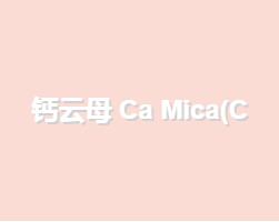 鈣云母 Ca Mica