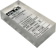 德國(guó)HALLE深度計(jì)量校準(zhǔn)片 PTB-Standard Depth-Setting-Standard with round grooves